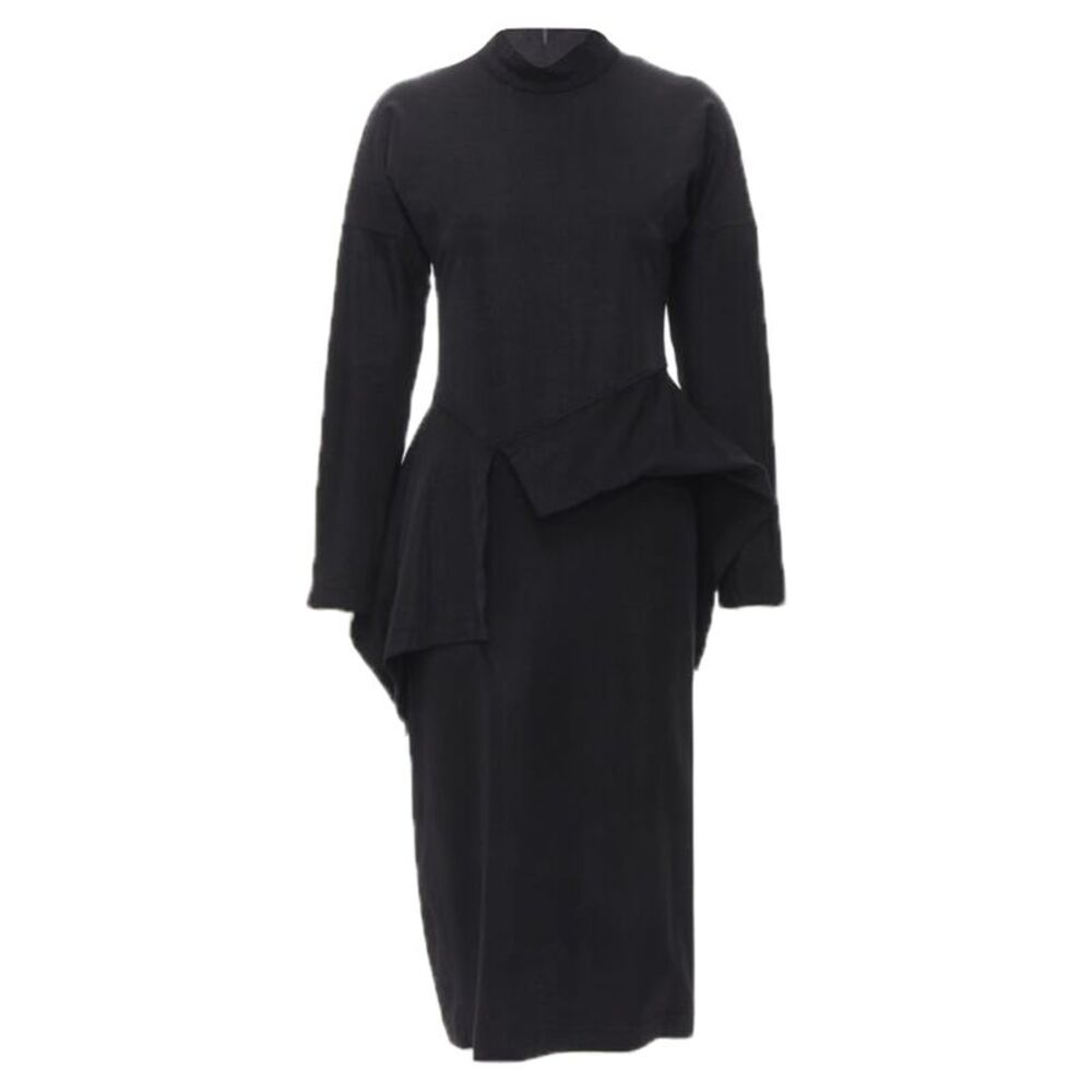 Comme Des Garcons Asymmetric Peplum Dress